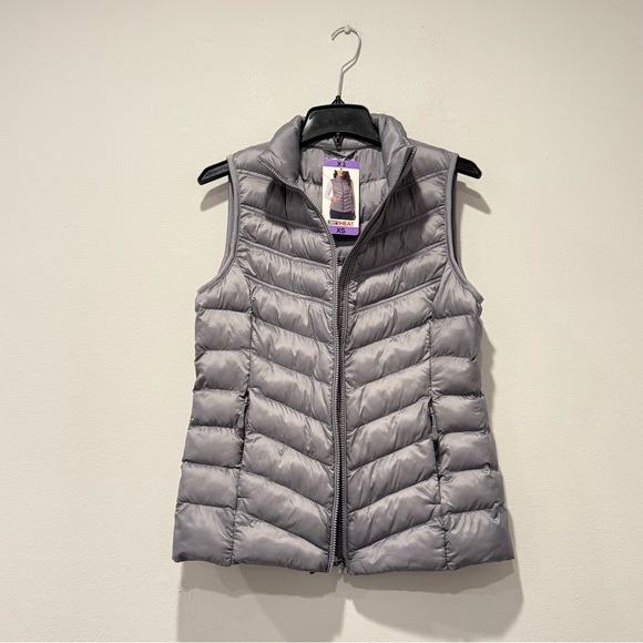 32 Degrees Womens Lightweight Warmth Stand Up Collar Vest (Blue, XS) - Picture 7 of 9